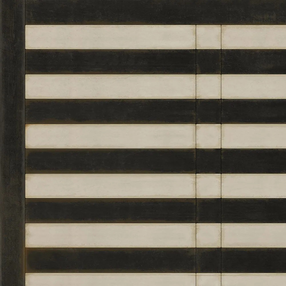 Pattern 18 "Mandarin" Vinyl Floorcloth - Spicher & Co.
