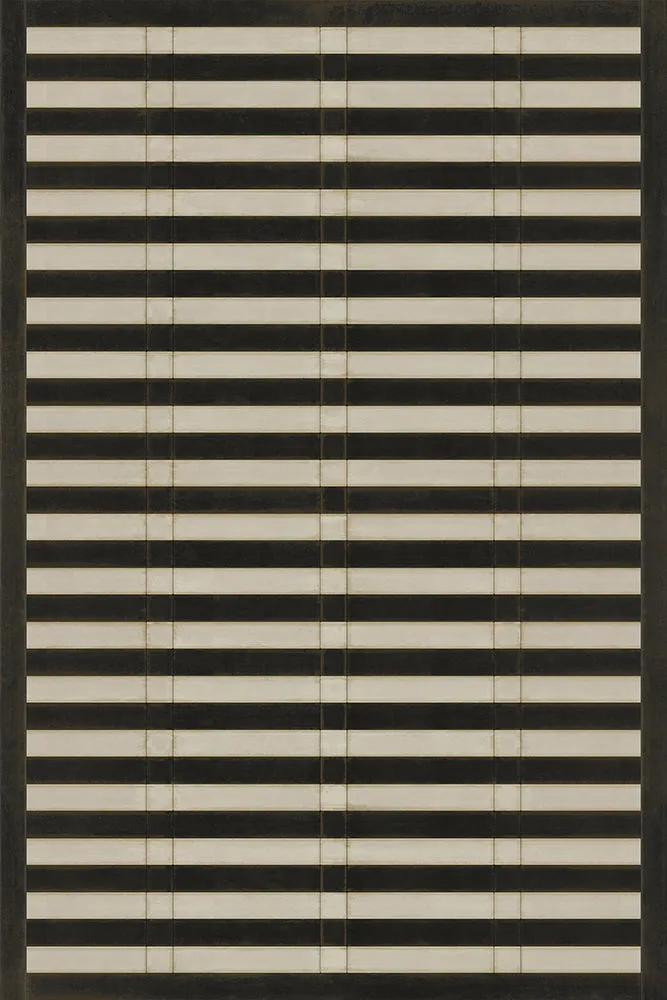 Pattern 18 "Mandarin" Vinyl Floorcloth - Spicher & Co.