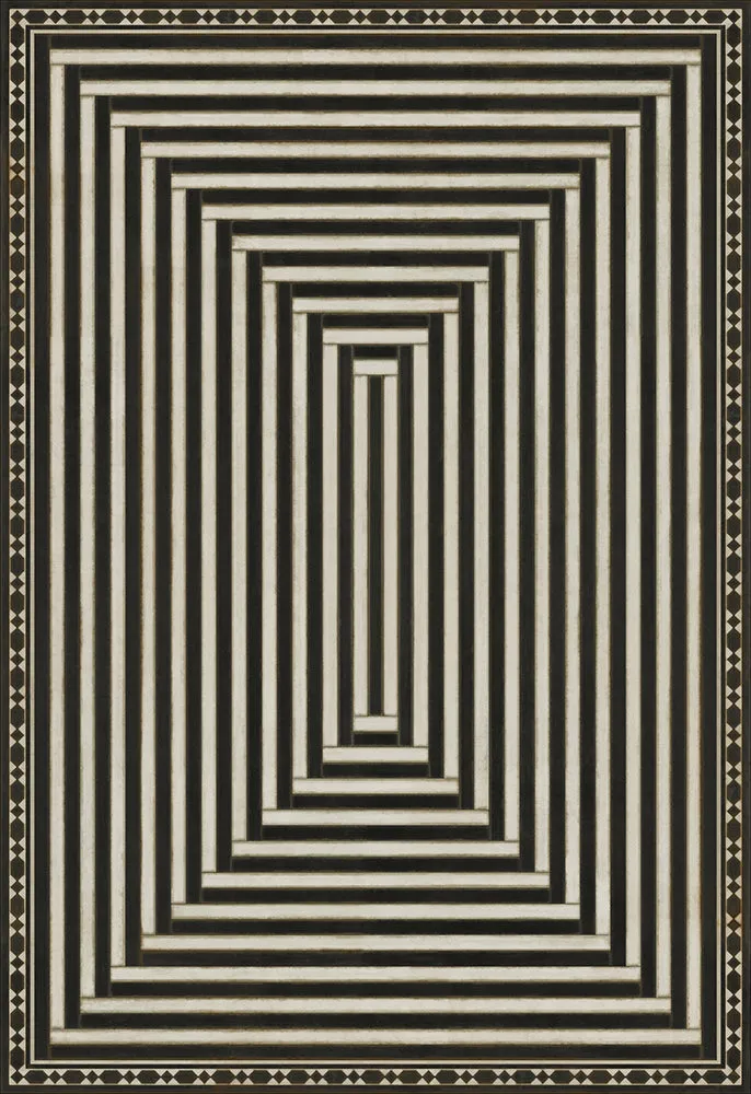 Pattern 18 "Mandate Of Heaven" Vinyl Floorcloth - Spicher & Co.