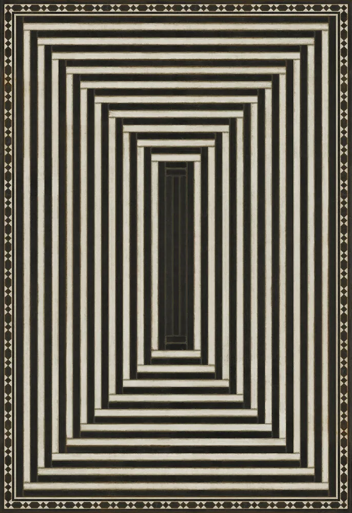 Pattern 18 "Son Of Heaven" Vinyl Floorcloth - Spicher & Co.