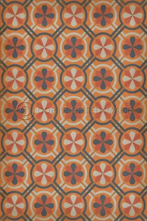 Pattern 19 "Faraday" Vinyl Floorcloth - Spicher & Co.