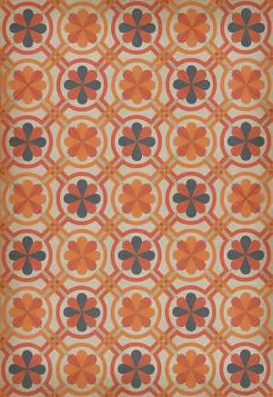 Pattern 19 "Galileo" Vinyl Floorcloth - Spicher & Co.