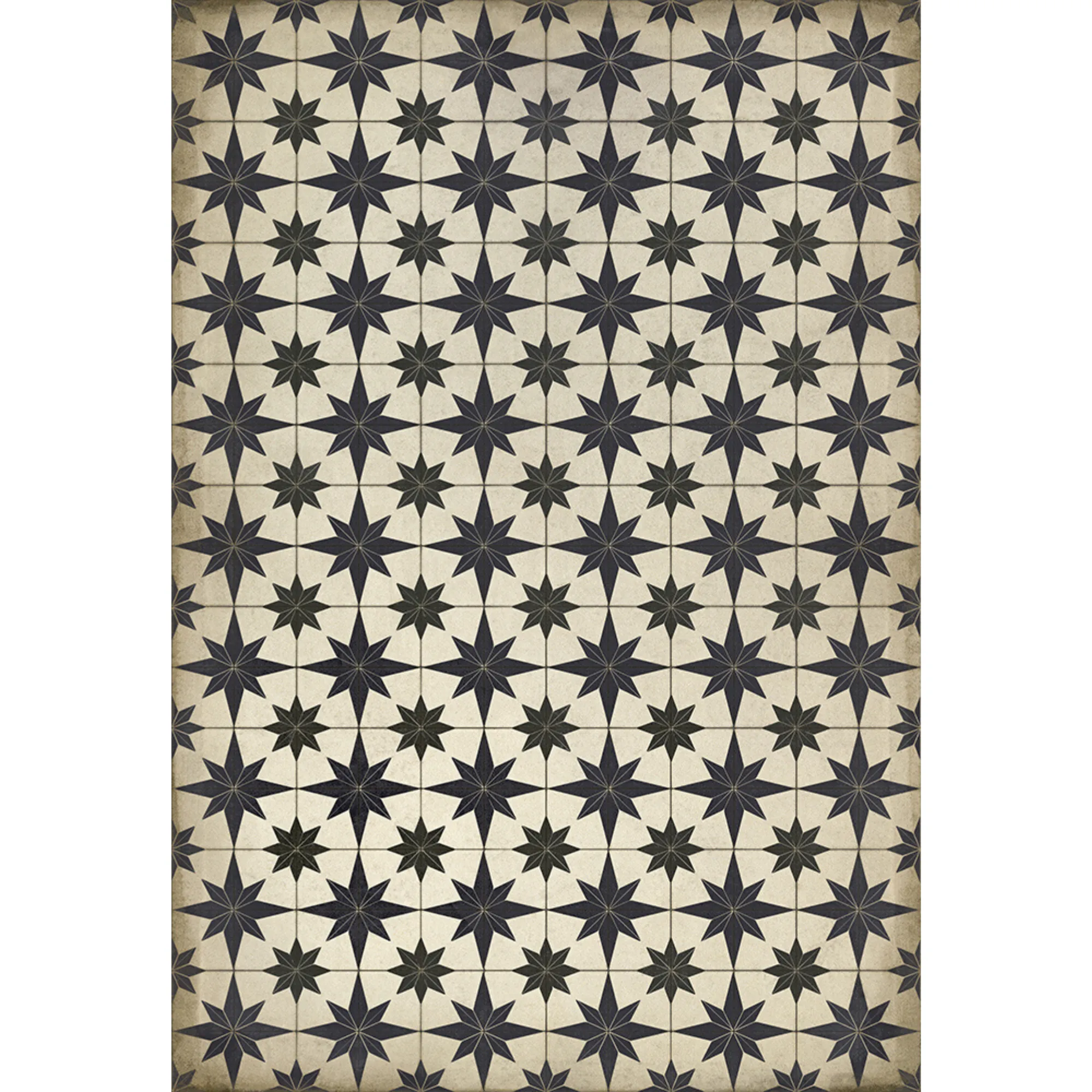 Pattern 20 "Astraea" Vinyl Floorcloth - Spicher & Co.