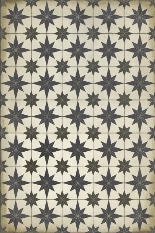 Pattern 20 "Astraea" Vinyl Floorcloth - Spicher & Co.