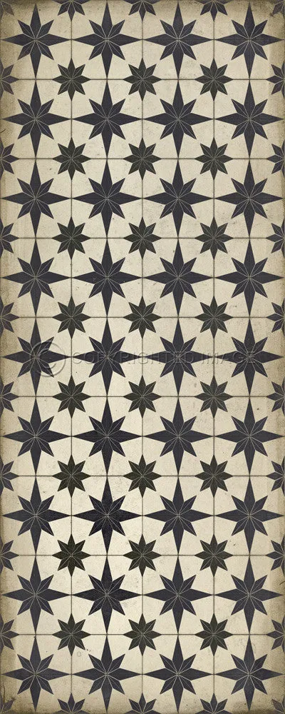 Pattern 20 "Astraea" Vinyl Floorcloth - Spicher & Co.