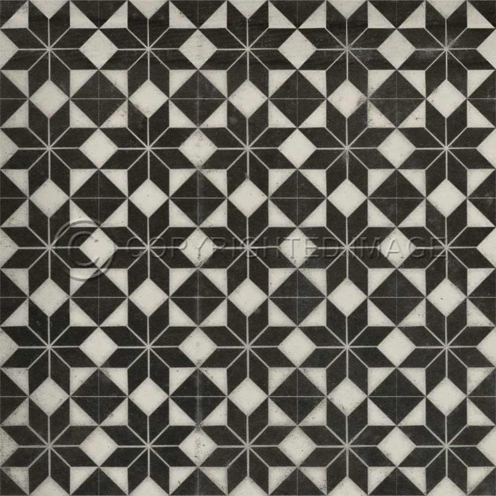 Pattern 20 "Stargazer" No Border Vinyl Floorcloth - Spicher & Co.