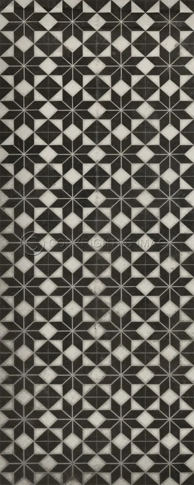Pattern 20 "Stargazer" No Border Vinyl Floorcloth - Spicher & Co.