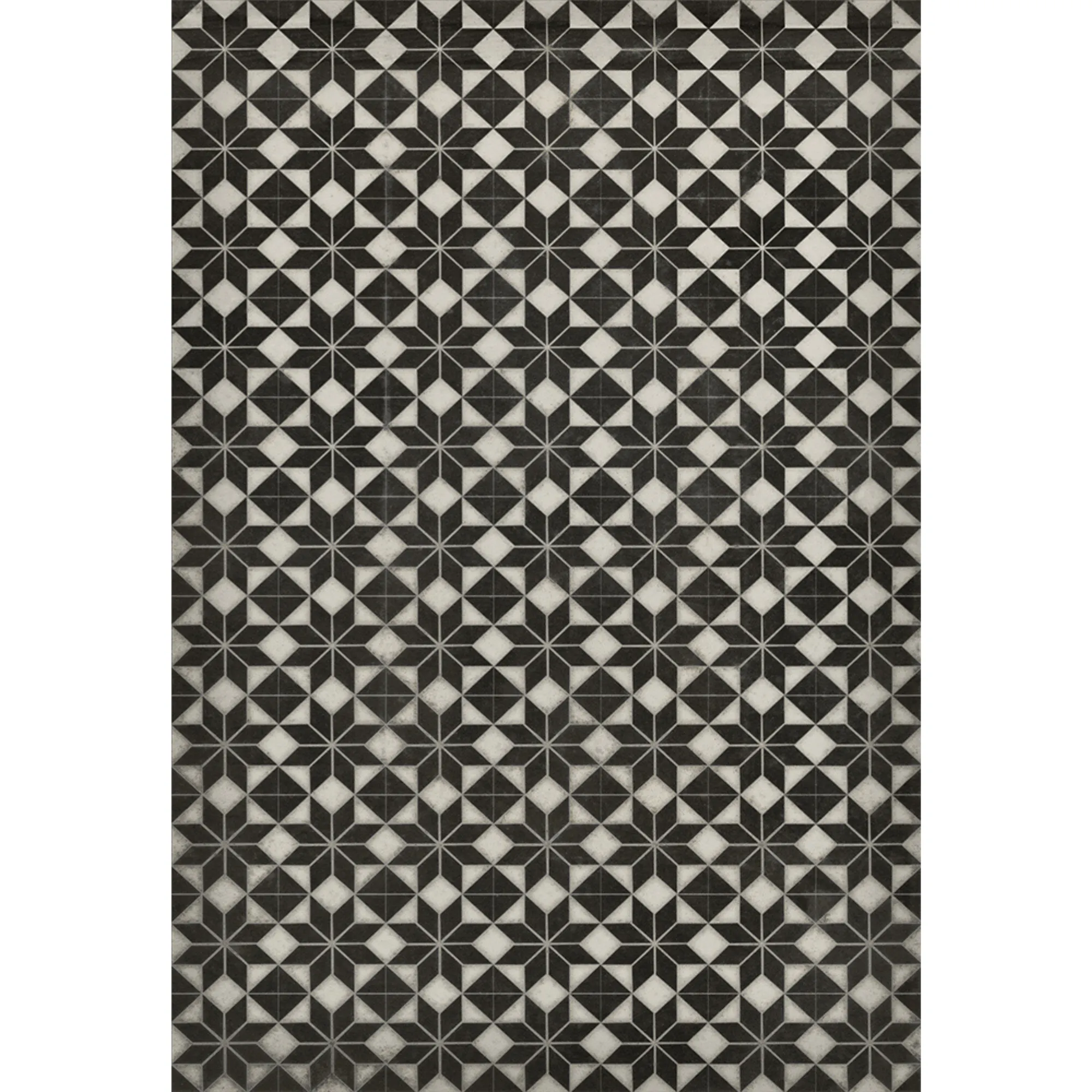Pattern 20 "Stargazer" No Border Vinyl Floorcloth - Spicher & Co.