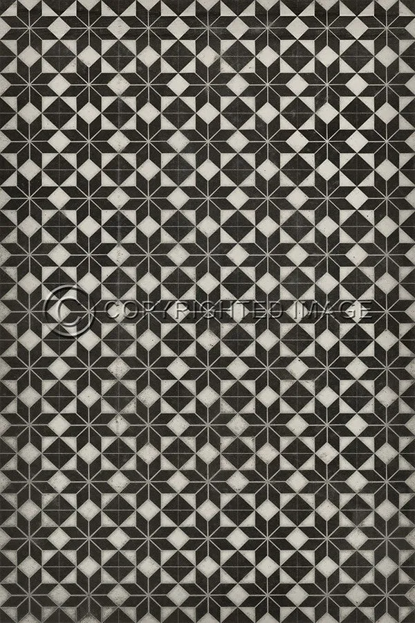 Pattern 20 "Stargazer" No Border Vinyl Floorcloth - Spicher & Co.