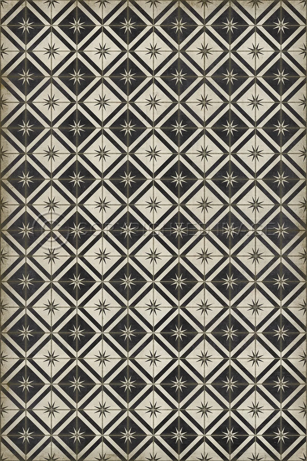 Pattern 20 "Stark" Vinyl Floorcloth - Spicher & Co.