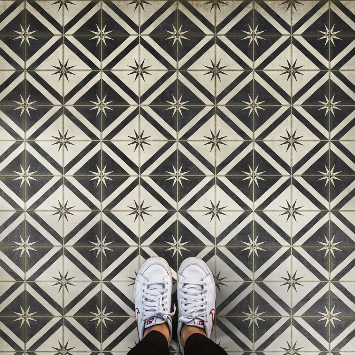 Pattern 20 "Stark" Vinyl Floorcloth - Spicher & Co.