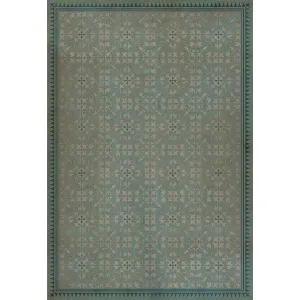 Pattern 21 "Alice In Wonderland" Vinyl Floorcloth - Spicher & Co.