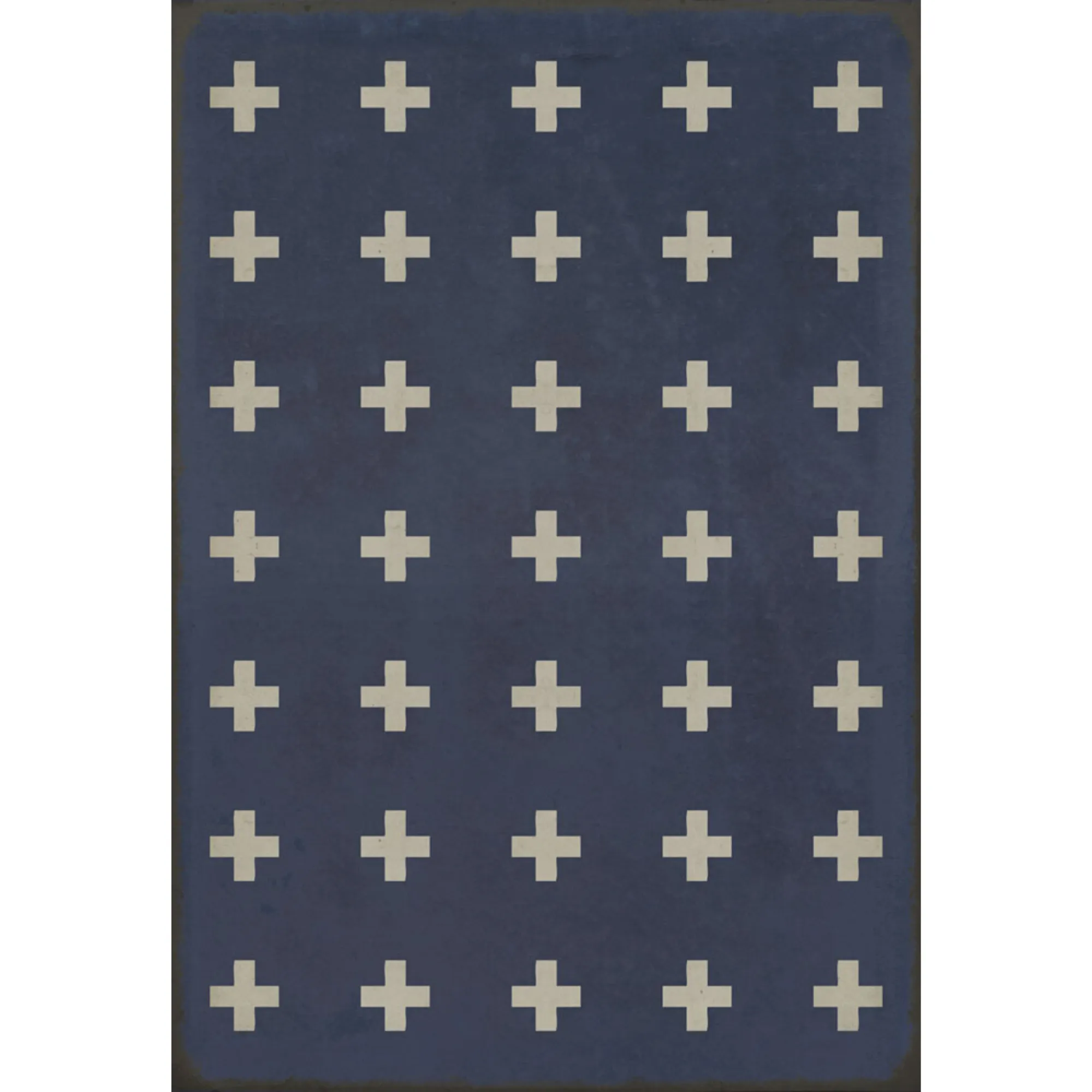 Pattern 24 "Greece" Vinyl Floorcloth - Spicher & Co.