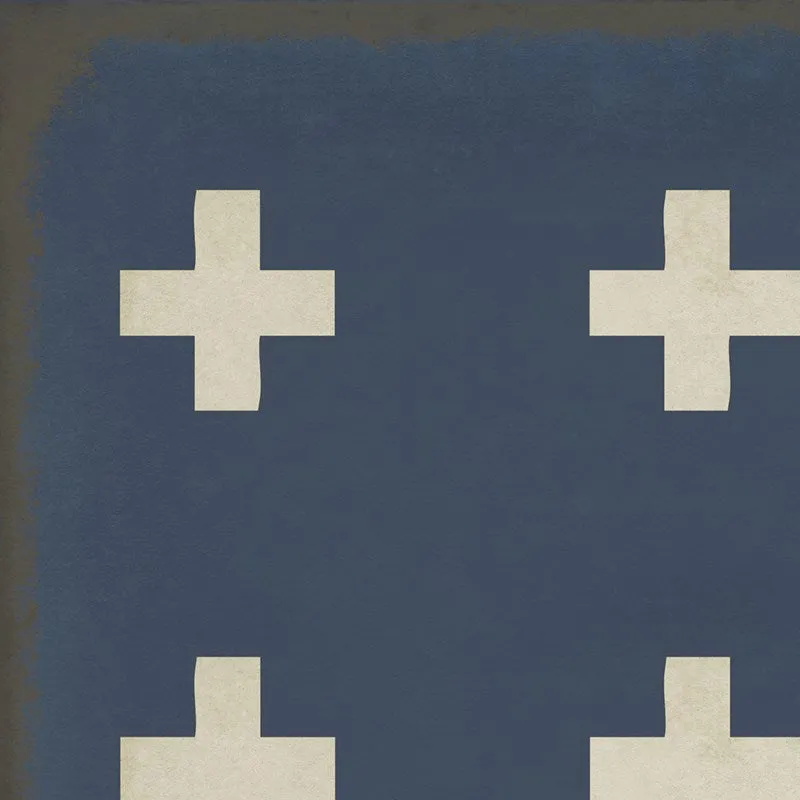 Pattern 24 "Greece" Vinyl Floorcloth - Spicher & Co.