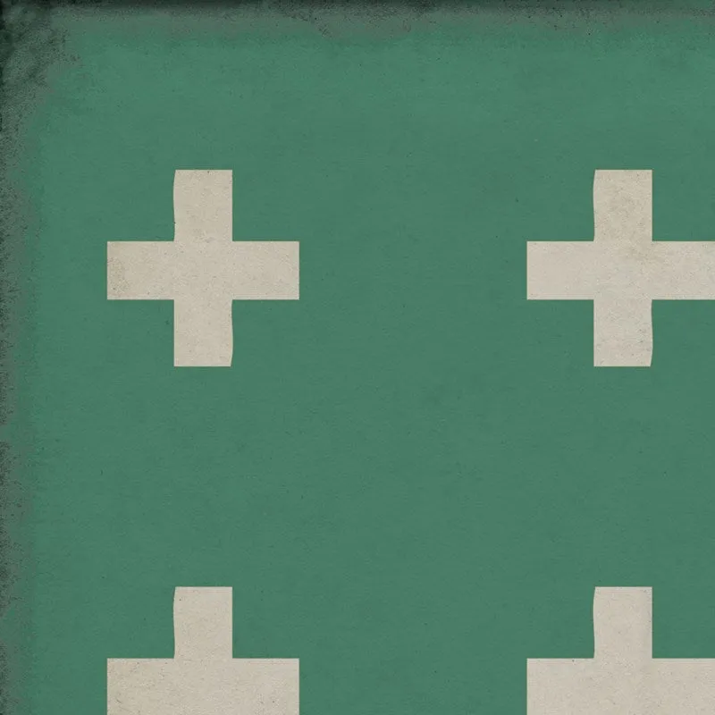 Pattern 24 "Hydra" Vinyl Floorcloth - Spicher & Co.