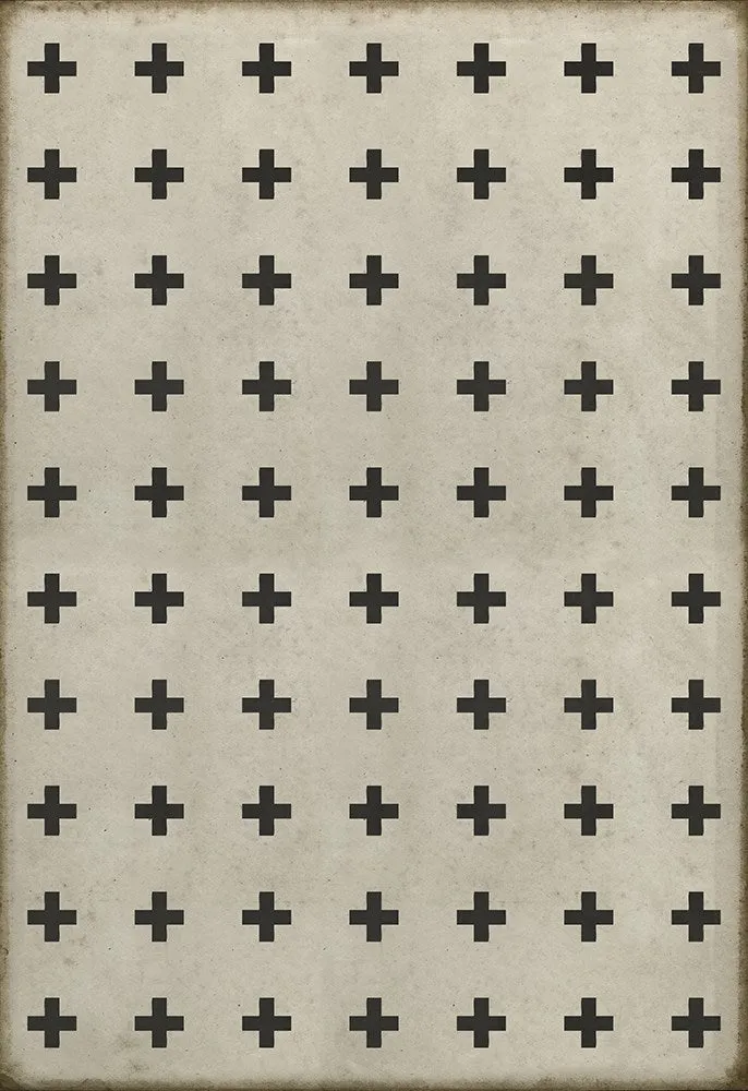 Pattern 24 "Ithaca" Vinyl Floorcloth - Spicher & Co.