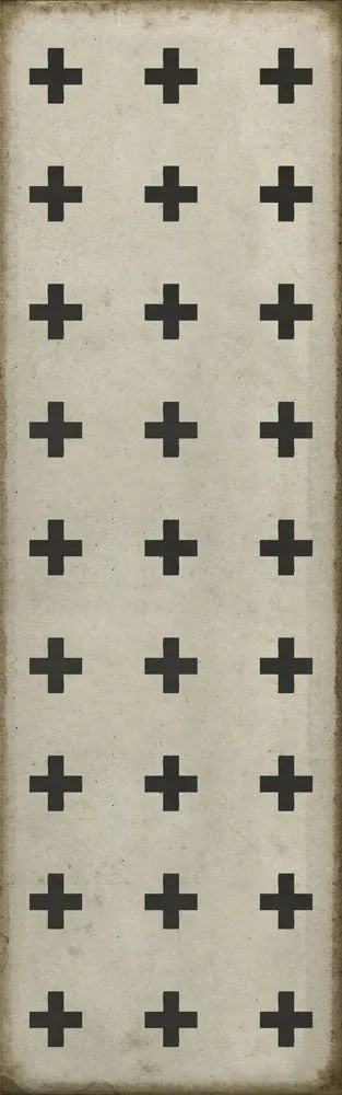 Pattern 24 "Ithaca" Vinyl Floorcloth - Spicher & Co.