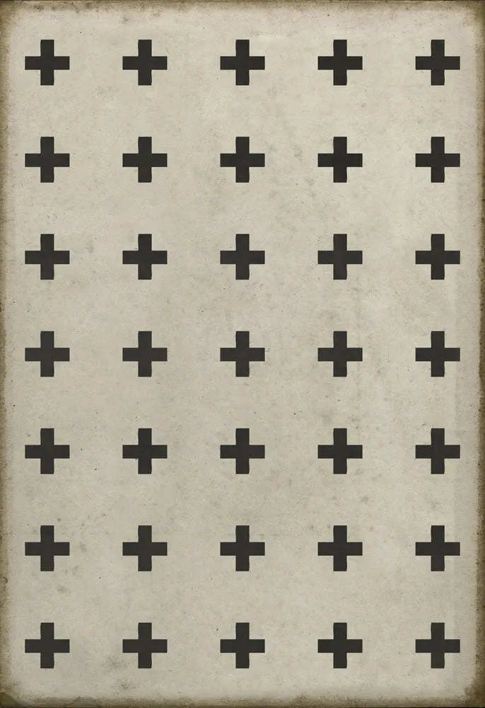 Pattern 24 "Ithaca" Vinyl Floorcloth - Spicher & Co.