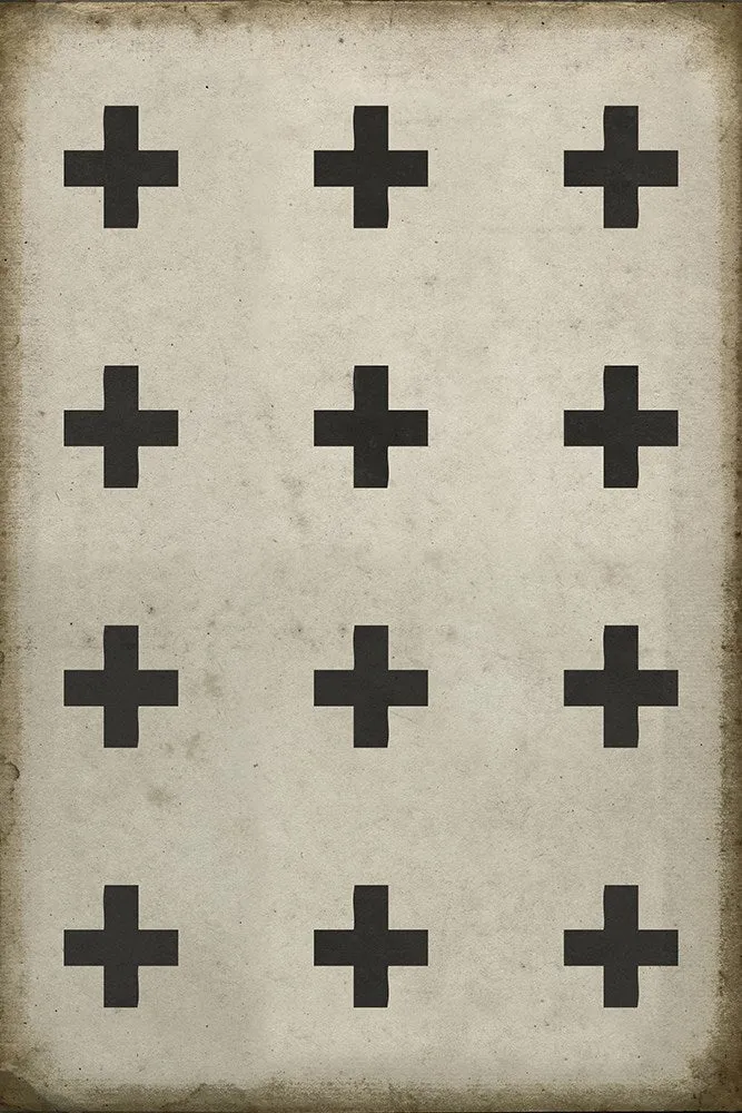 Pattern 24 "Ithaca" Vinyl Floorcloth - Spicher & Co.