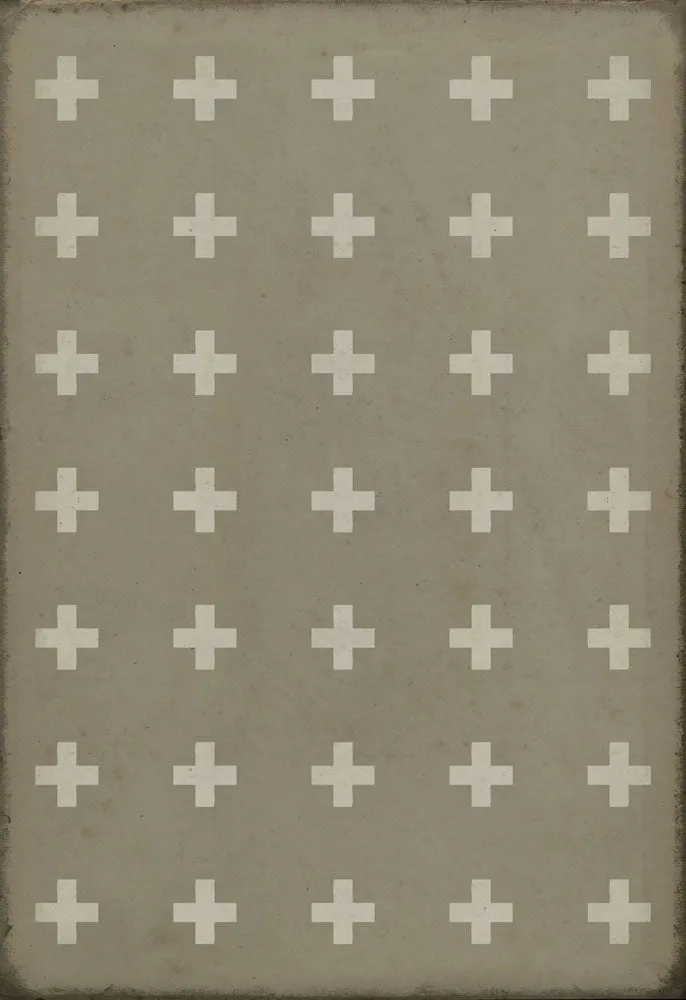 Pattern 24 "Kalamos" Vinyl Floorcloth - Spicher & Co.
