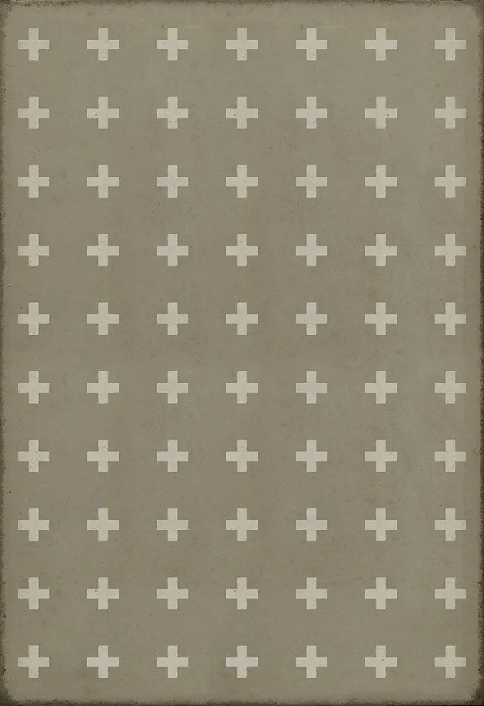 Pattern 24 "Kalamos" Vinyl Floorcloth - Spicher & Co.
