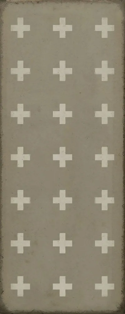 Pattern 24 "Kalamos" Vinyl Floorcloth - Spicher & Co.