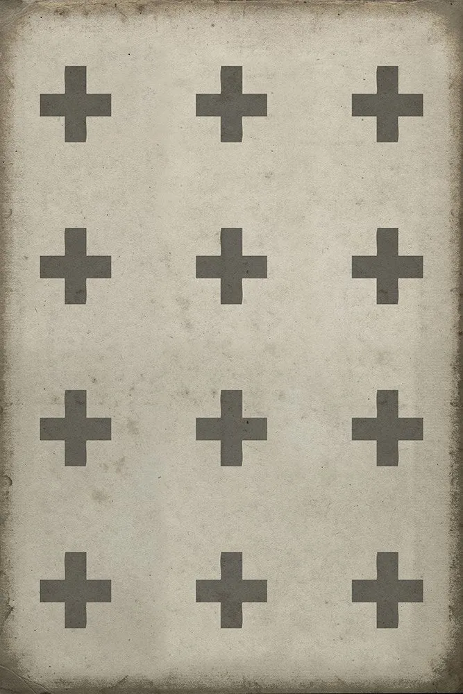 Pattern 24 "Kyros" Vinyl Floorcloth - Spicher & Co.