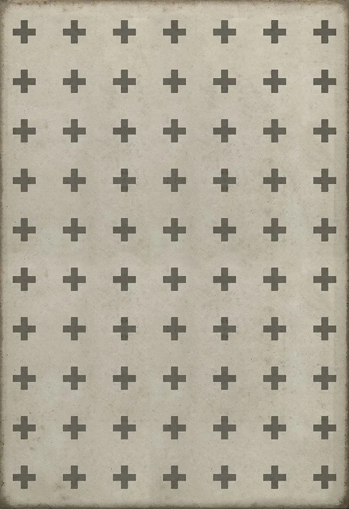 Pattern 24 "Kyros" Vinyl Floorcloth - Spicher & Co.