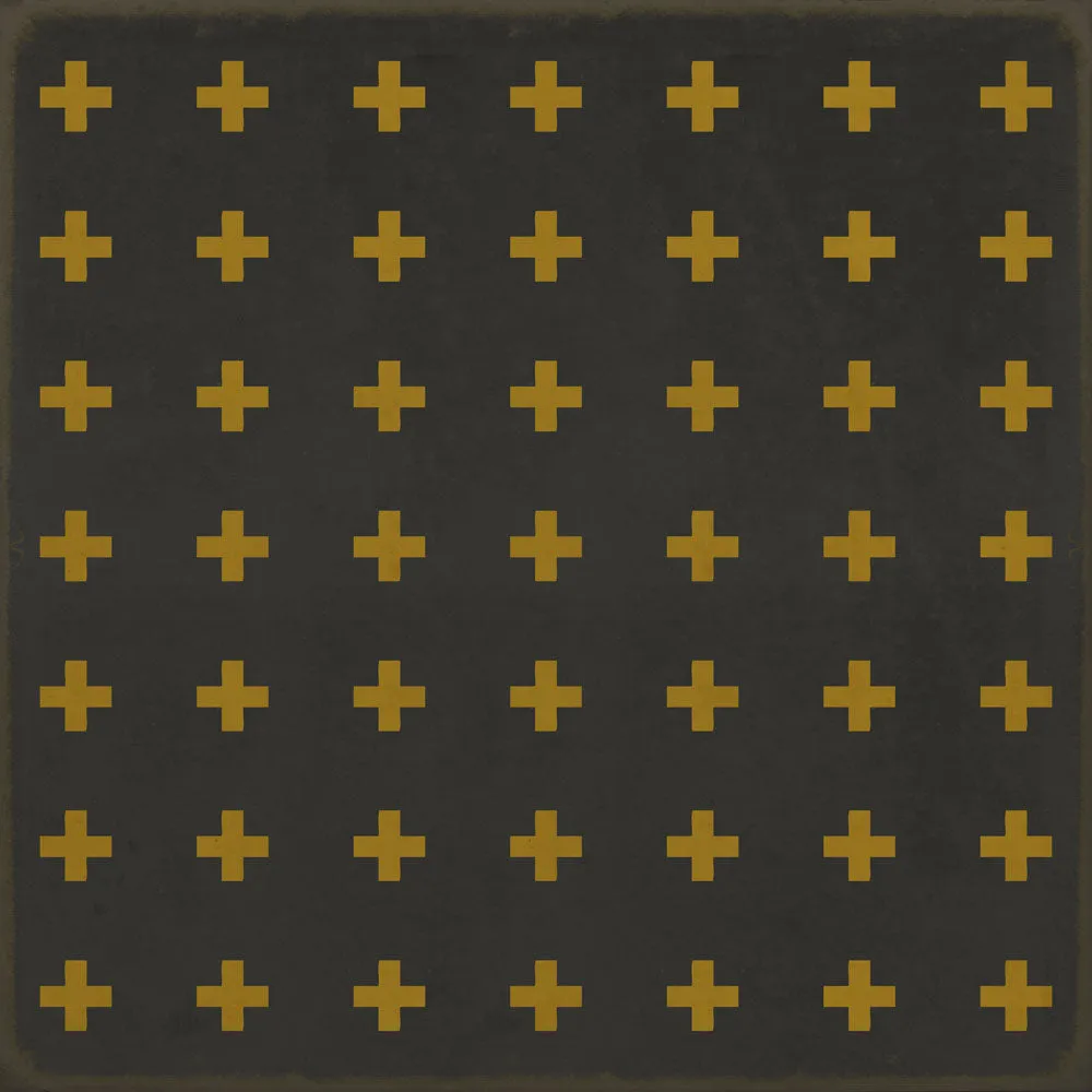 Pattern 24 "Samos" Vinyl Floorcloth - Spicher & Co.