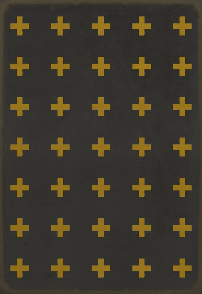 Pattern 24 "Samos" Vinyl Floorcloth - Spicher & Co.