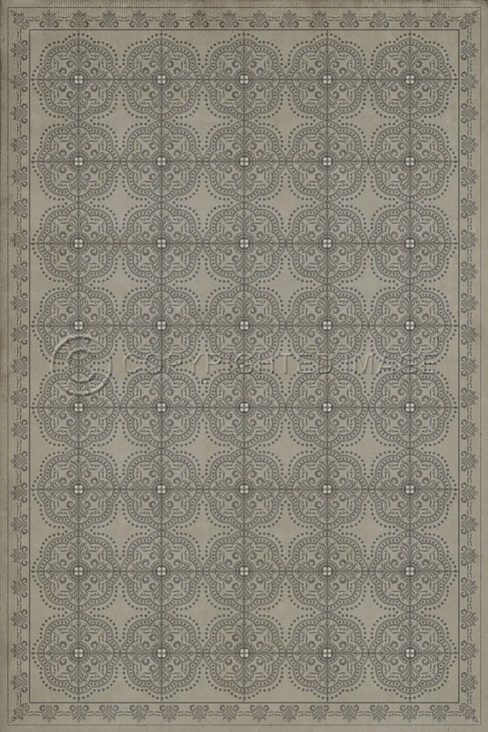 Pattern 28 "Calm" Vinyl Floorcloth - Spicher & Co.