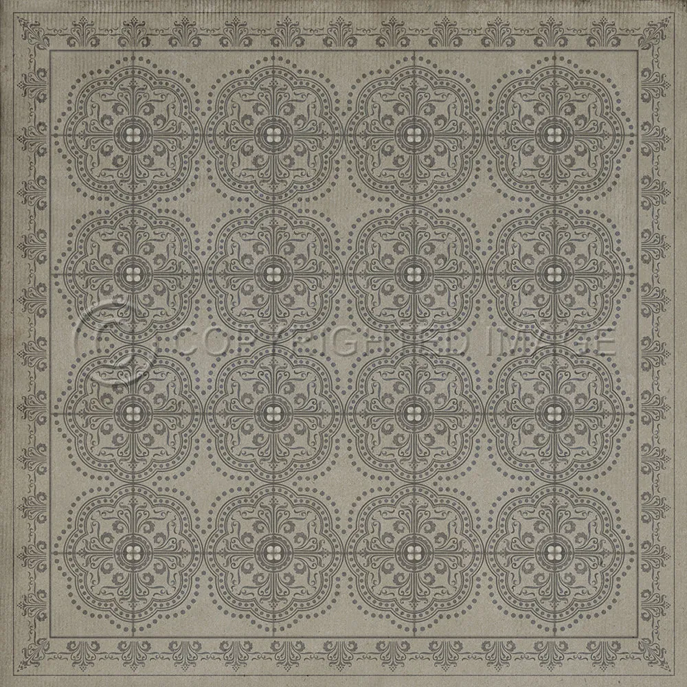 Pattern 28 "Calm" Vinyl Floorcloth - Spicher & Co.