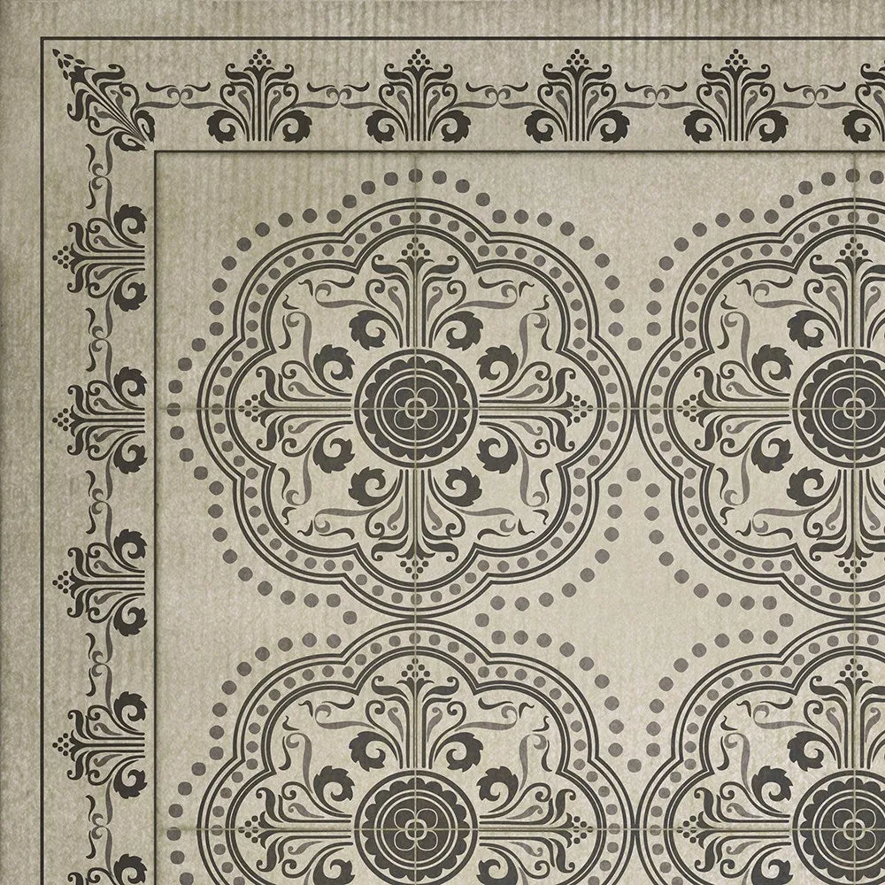 Pattern 28 "Silent" Vinyl Floorcloth - Spicher & Co.