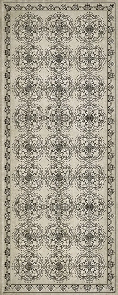 Pattern 28 "Silent" Vinyl Floorcloth - Spicher & Co.