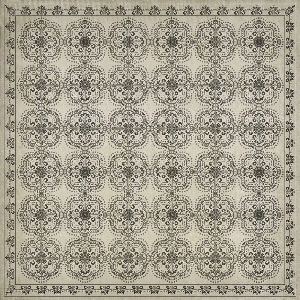 Pattern 28 "Silent" Vinyl Floorcloth - Spicher & Co.