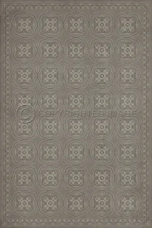 Pattern 28 "Stilled" Vinyl Floorcloth - Spicher & Co.