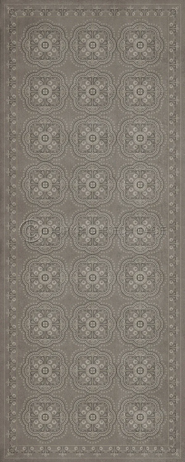 Pattern 28 "Stilled" Vinyl Floorcloth - Spicher & Co.