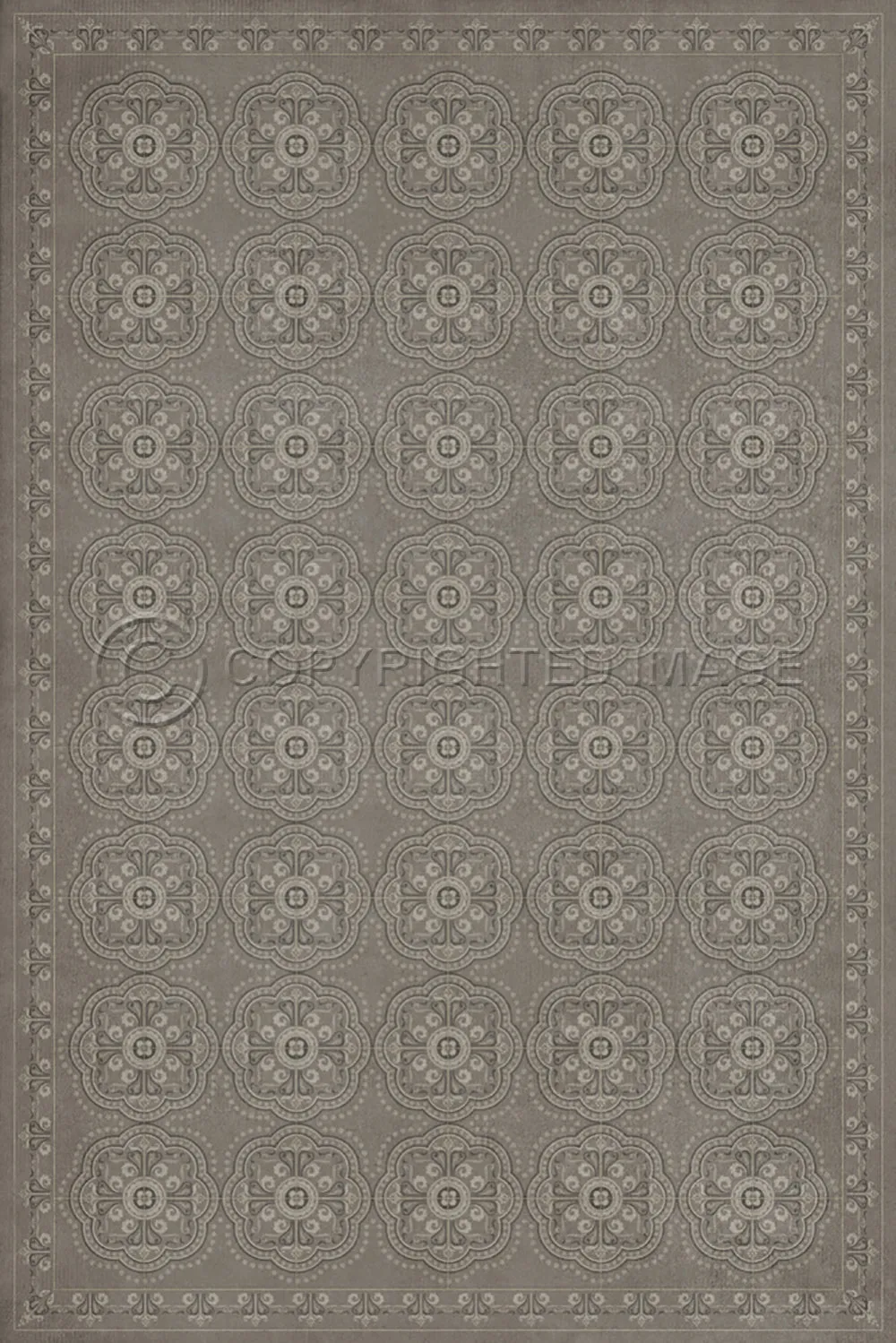 Pattern 28 "Stilled" Vinyl Floorcloth - Spicher & Co.
