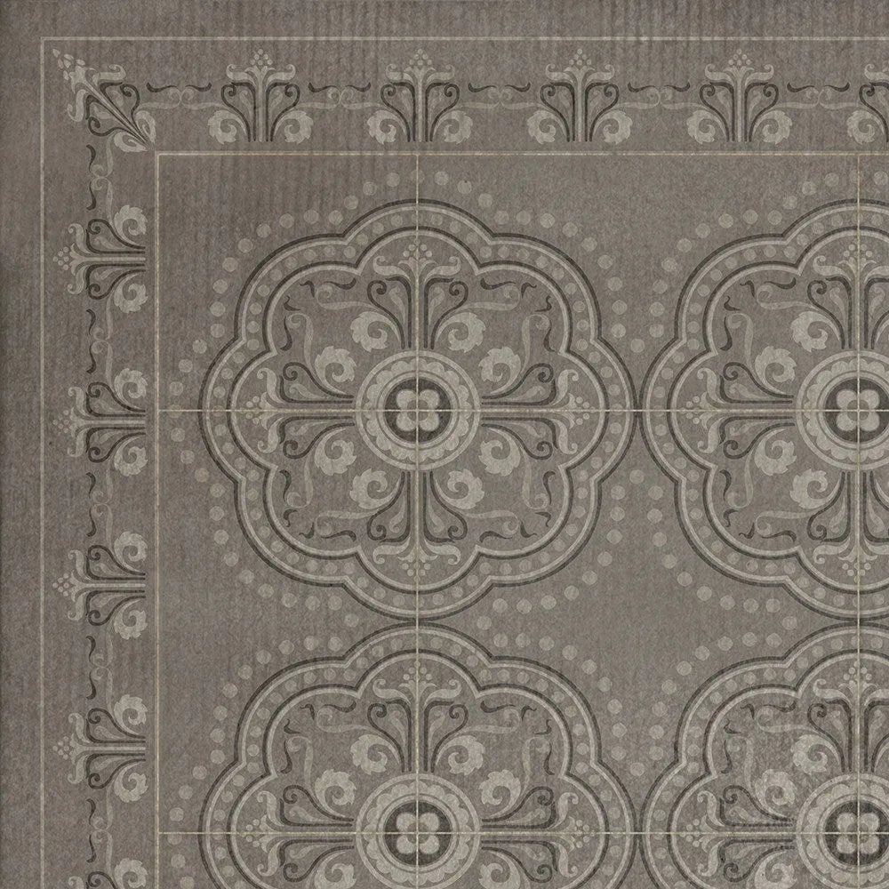 Pattern 28 "Stilled" Vinyl Floorcloth - Spicher & Co.