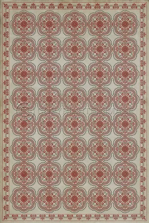 Pattern 28 "You're Not Going Mad" Vinyl Floorcloth - Spicher & Co.