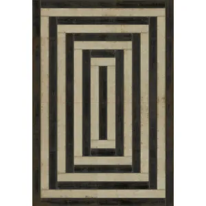 Pattern 30 "Qin" Vinyl Floorcloth - Spicher & Co.