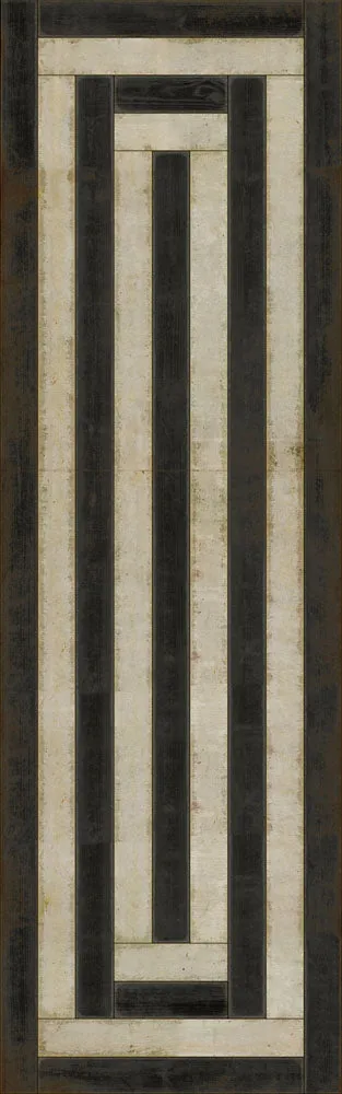 Pattern 30 "Qin" Vinyl Floorcloth - Spicher & Co.