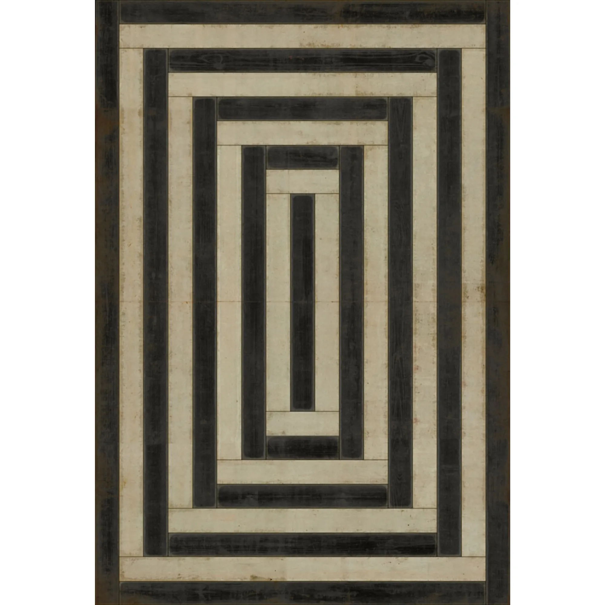 Pattern 30 "Qin" Vinyl Floorcloth - Spicher & Co.