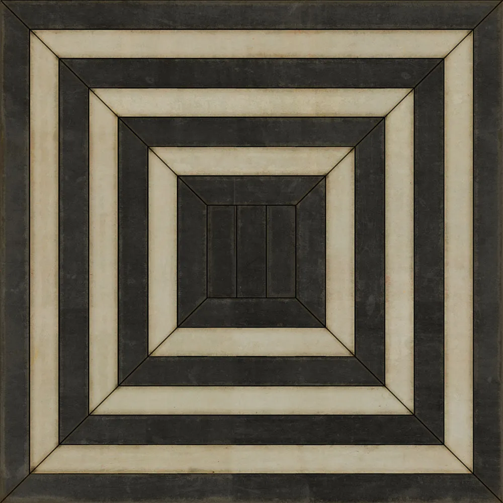 Pattern 30 "Shang" Vinyl Floorcloth - Spicher & Co.