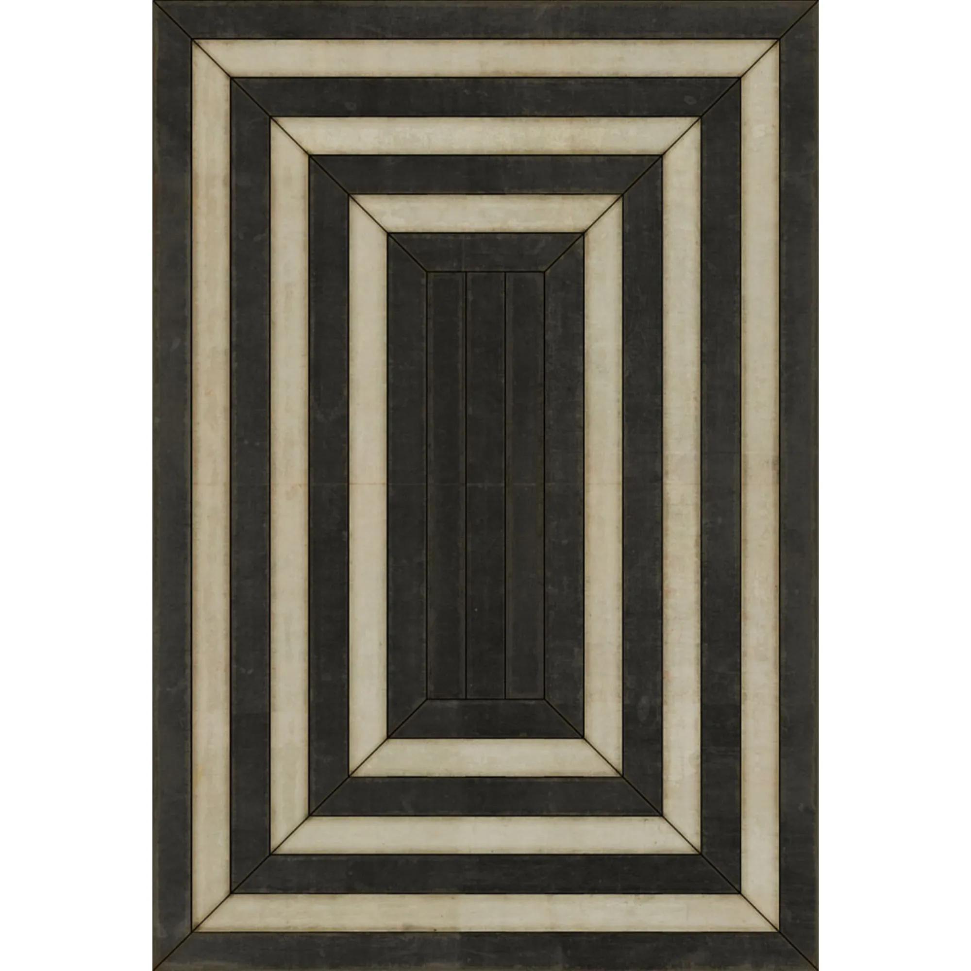 Pattern 30 "Shang" Vinyl Floorcloth - Spicher & Co.