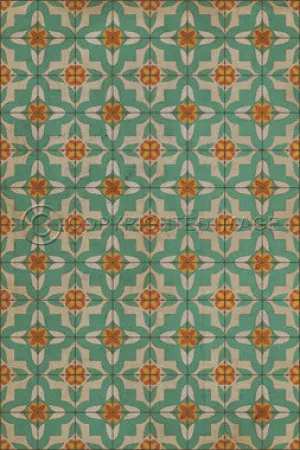 Pattern 33 "Dutch" Vinyl Floorcloth - Spicher & Co.
