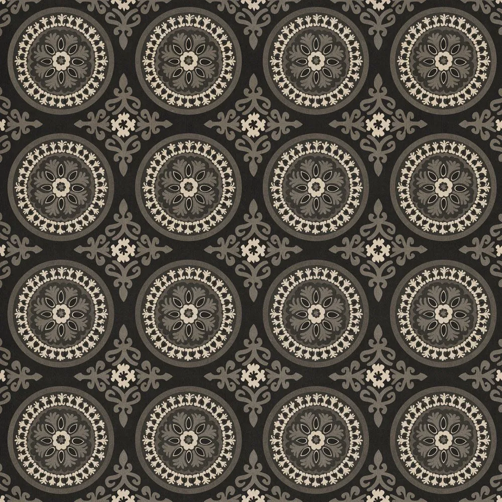 Pattern 43 "Karma" Vinyl Floorcloth - Spicher & Co.