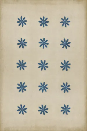 Pattern 48 "Cloche" Vinyl Floorcloth - Spicher & Co.