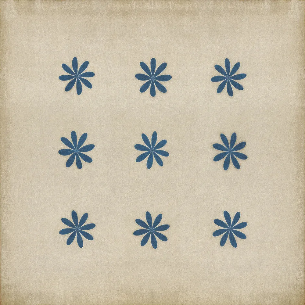 Pattern 48 "Cloche" Vinyl Floorcloth - Spicher & Co.
