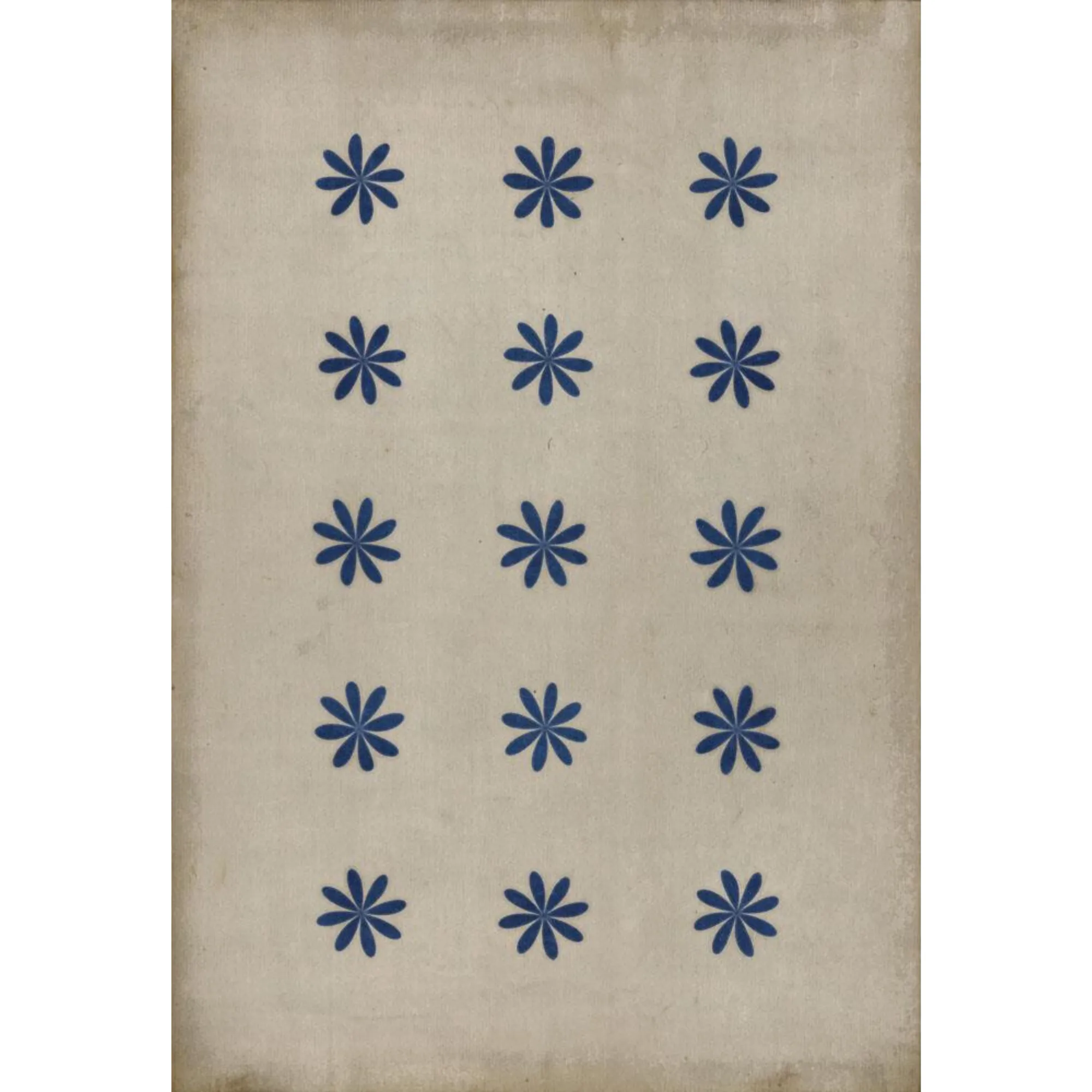 Pattern 48 "Cloche" Vinyl Floorcloth - Spicher & Co.